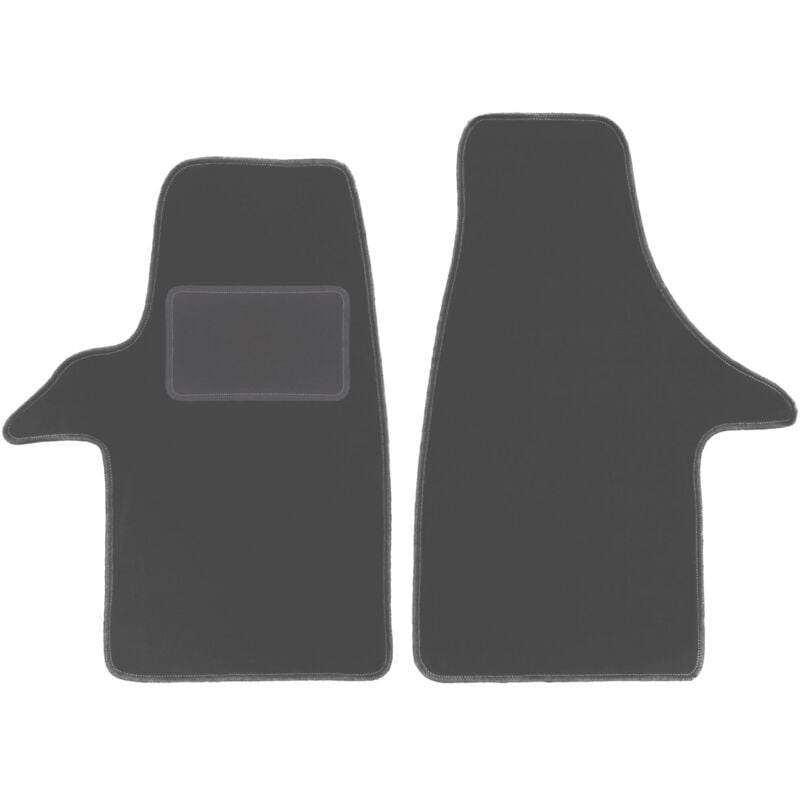 foto del prodotto tappetini auto grafite per volkswagen transporter t5 furgone per consegne 2003 2015 
