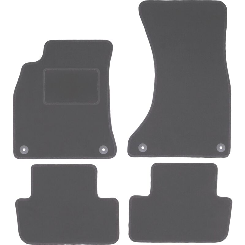 foto del prodotto tappetini auto graphite per audi a4 b8 berlina, station wagon, avant, allroad 2007 2015 