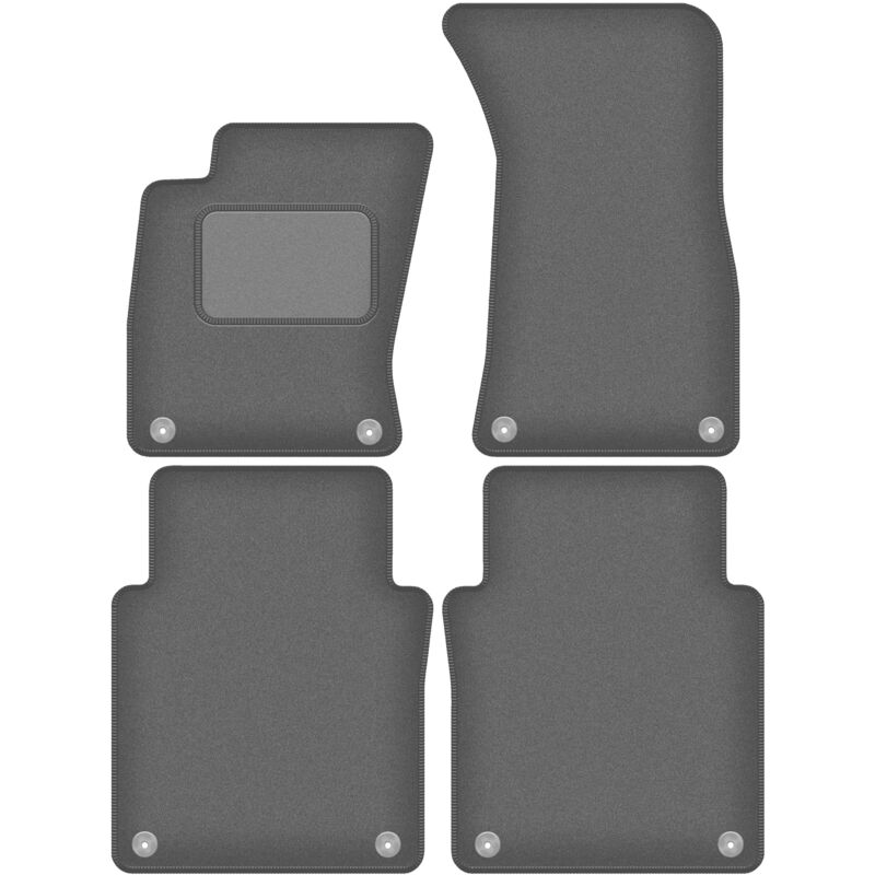 foto del prodotto tappetini auto graphite per audi a8 d3 long 2002 2009 