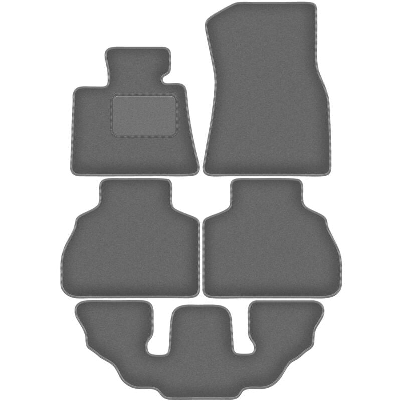 foto del prodotto tappetini auto graphite per bmw x7 g07 7 posti 2019-2022