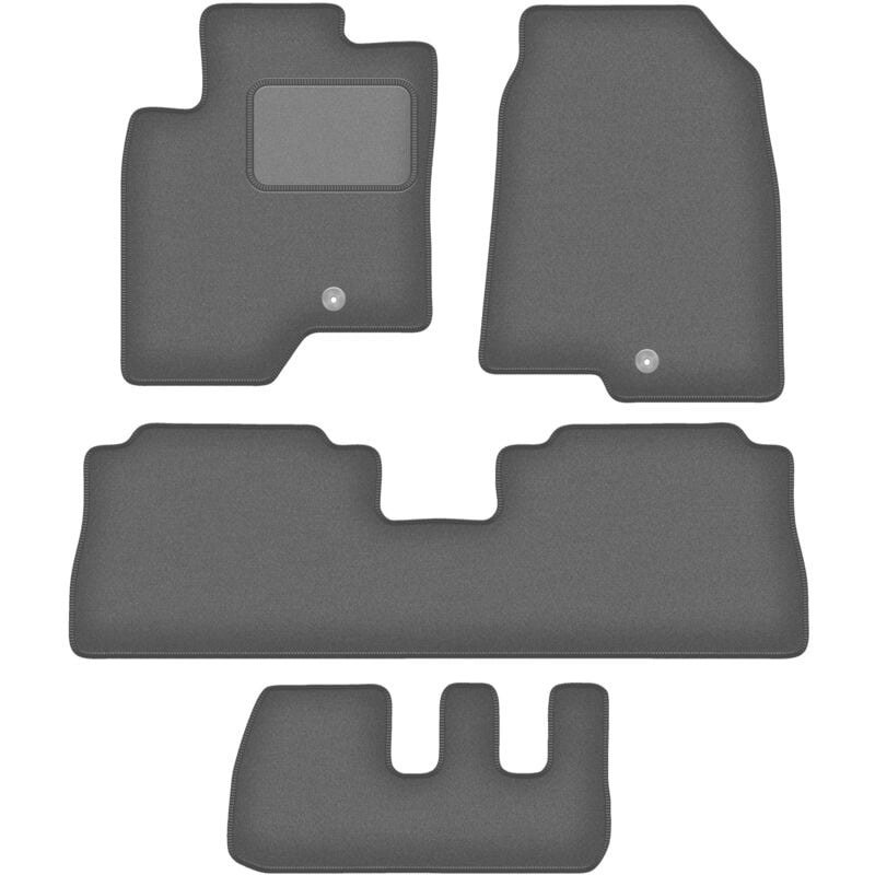 foto del prodotto tappetini auto graphite per chevrolet captiva 7 posti 2006 2017 