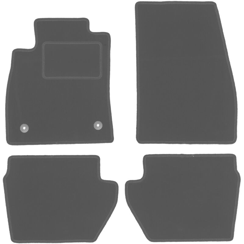 foto del prodotto tappetini auto graphite per ford fiesta mk8 hatchback 2017 