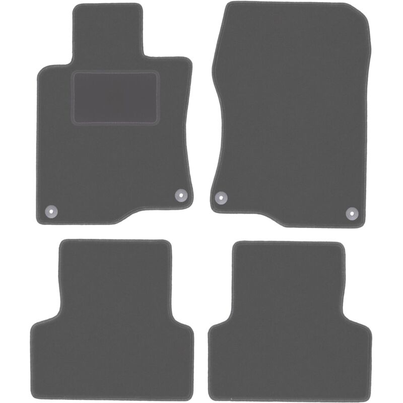 foto del prodotto tappetini auto graphite per honda accord viii berlina, station wagon, tourer 2008 2015 