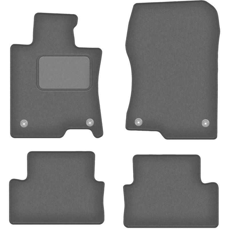 foto del prodotto tappetini auto graphite per honda accord viii berlina, station wagon, tourer 2011 2015 