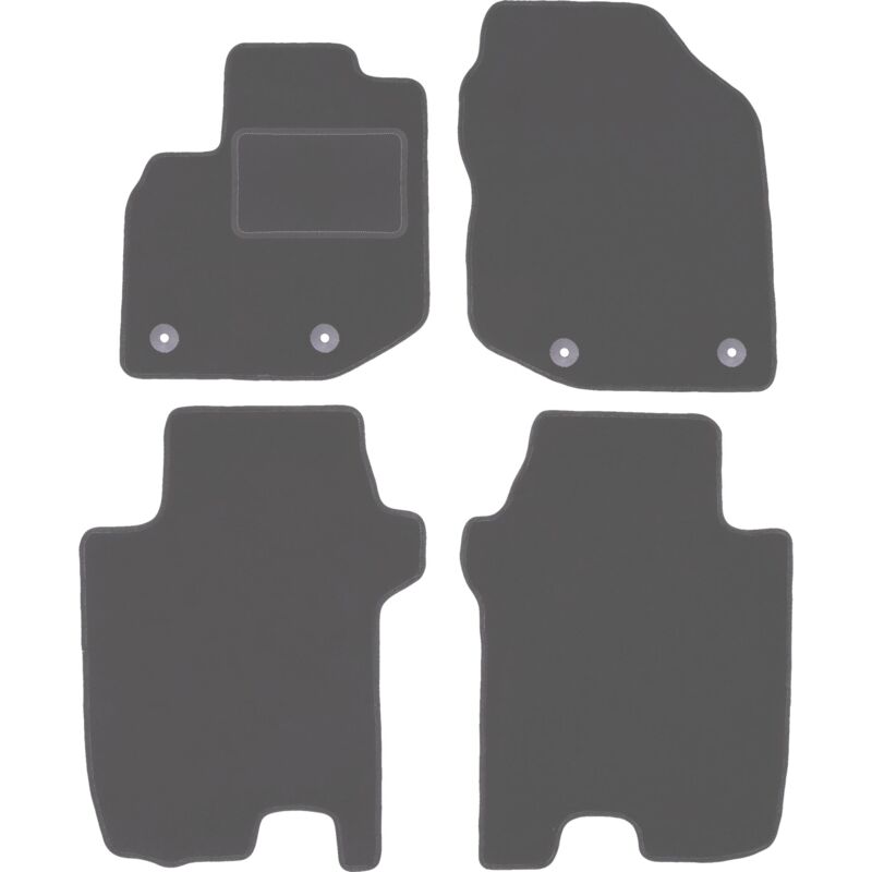 foto del prodotto tappetini auto graphite per honda jazz iii hatchback 2011 2014 