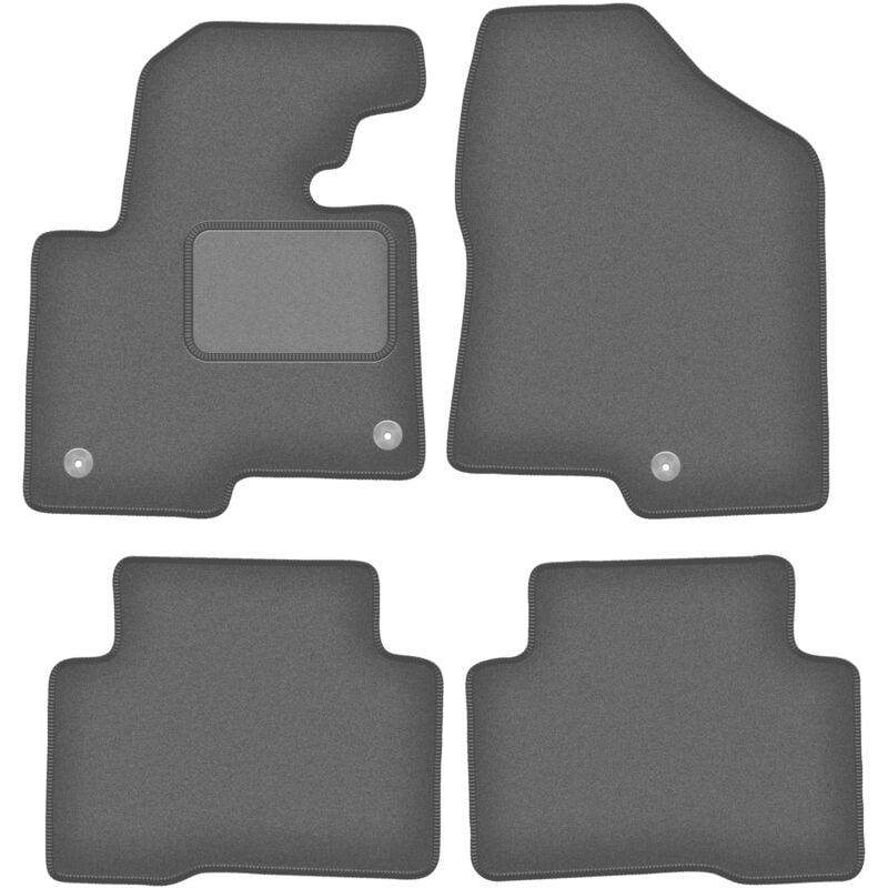 foto del prodotto tappetini auto graphite per hyundai santafe iii suv 2012 