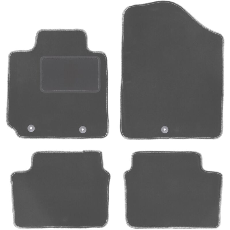 foto del prodotto tappetini auto graphite per hyundai veloster coup 2011 2018 