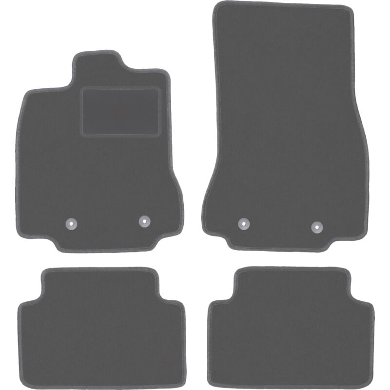 foto del prodotto tappetini auto graphite per jaguar xf i 2wd x250 berlina, station wagon 2007 2015 