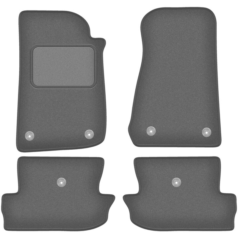 foto del prodotto tappetini auto graphite per jeep wrangler iv off road 2017 