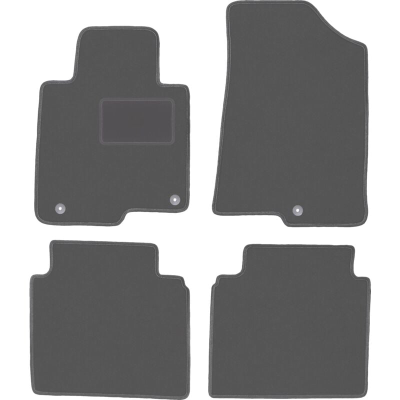 foto del prodotto tappetini auto graphite per kia optima iv sw station wagon 2015 