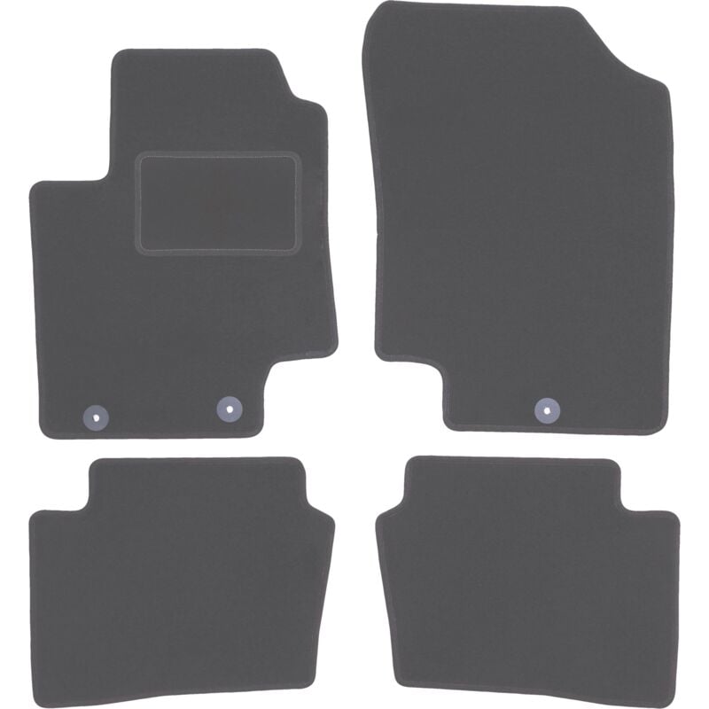 immagine 0 del prodotto tappetini auto graphite per kia rio ii de hatchback 2005 2011 