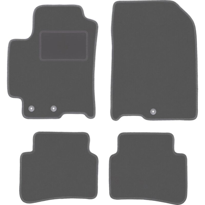 foto del prodotto tappetini auto graphite per kia rio iv hatchback 2017 
