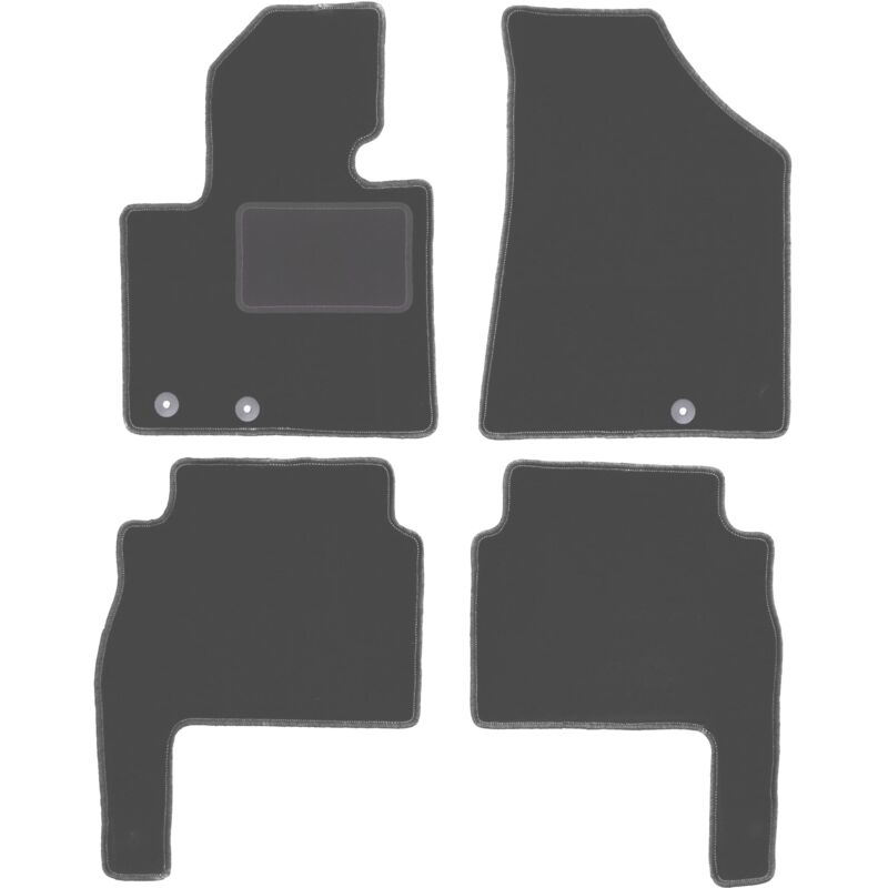 foto del prodotto tappetini auto graphite per kia sorento ii suv 2009 2015 