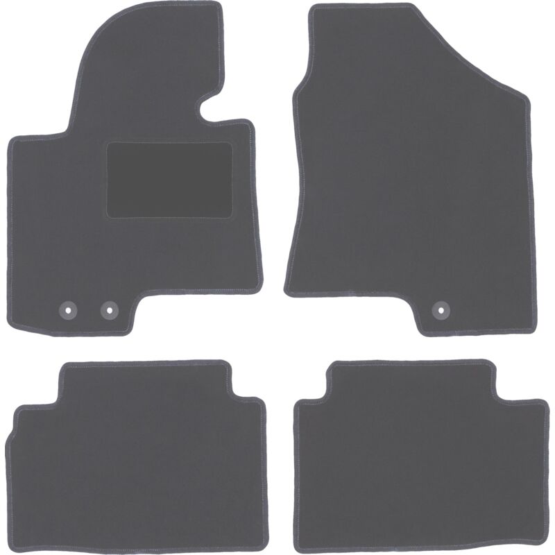 foto del prodotto tappetini auto graphite per kia sportage iii suv 2010 2015 