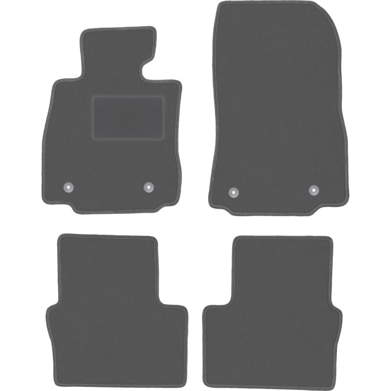 foto del prodotto tappetini auto graphite per mazda 2 iii hatchback 2015 