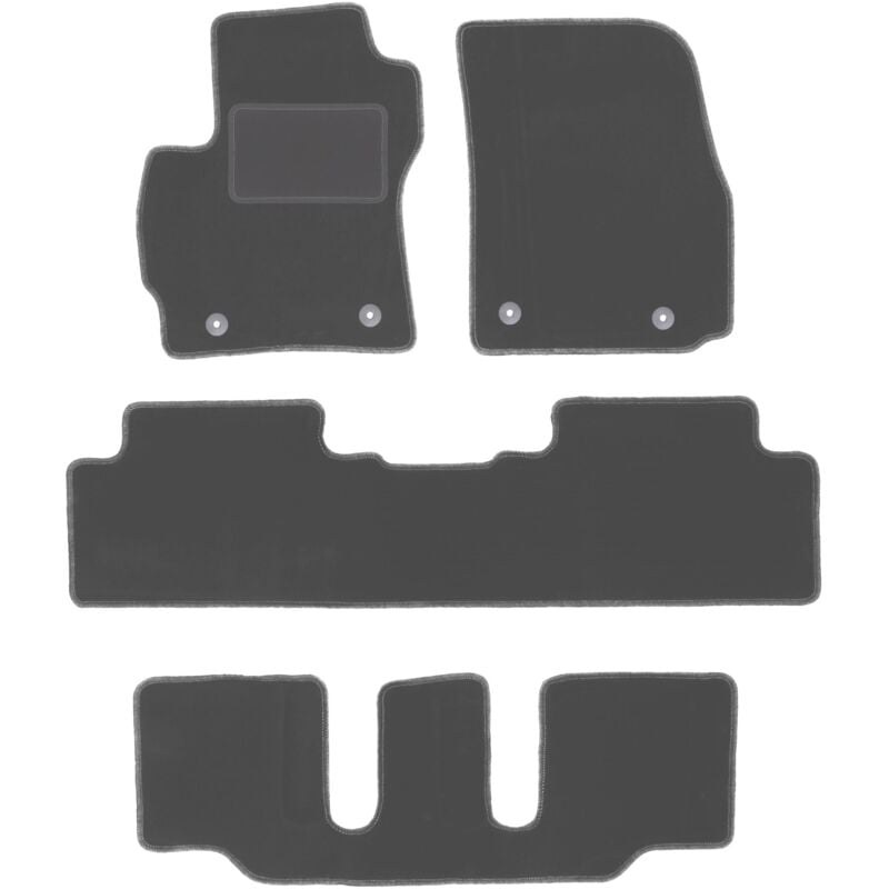 foto del prodotto tappetini auto graphite per mazda 5 i 7 posti 2005-2010