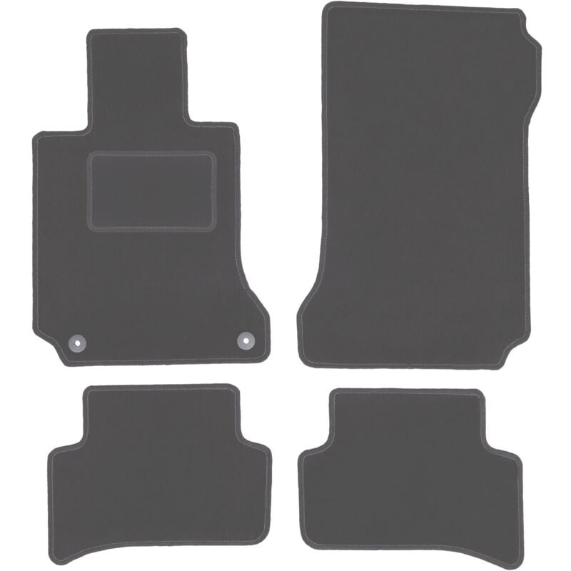 foto del prodotto tappetini auto graphite per mercedes c w204 berlina, station wagon, coup 2007 2014 