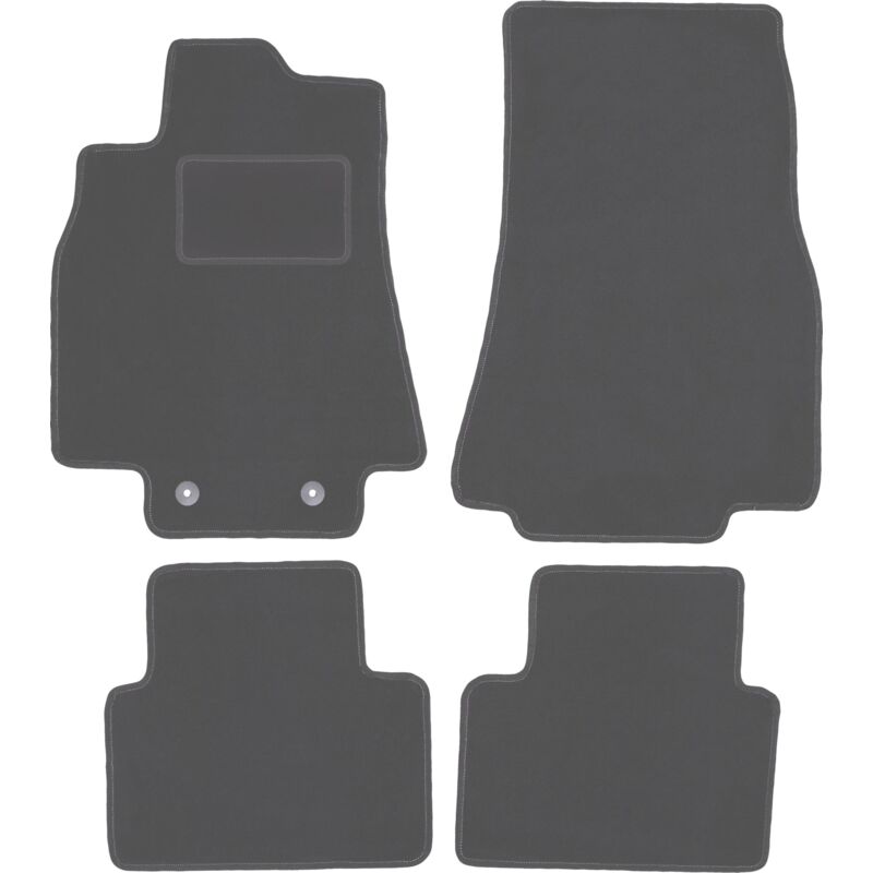 foto del prodotto tappetini auto graphite per mercedes classe a w169 hatchback 2004 2012 