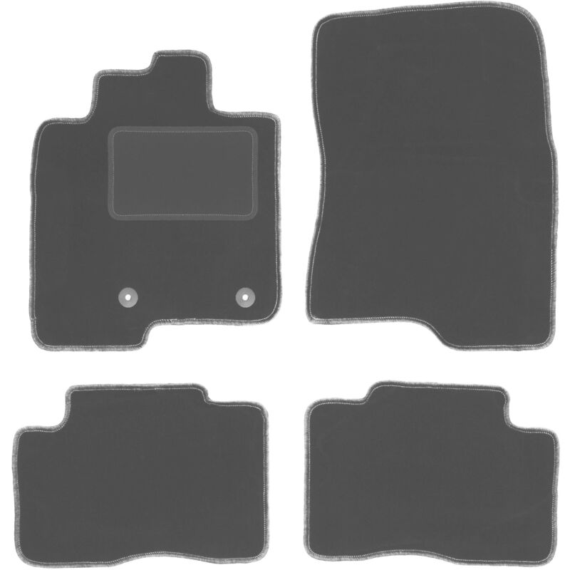 foto del prodotto tappetini auto graphite per mitsubishi pajero iv corto 2006 2018 