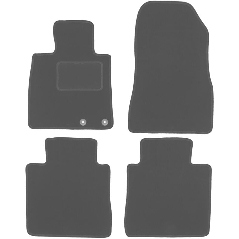 foto del prodotto tappetini auto graphite per nissan note ii hatchback 2012 