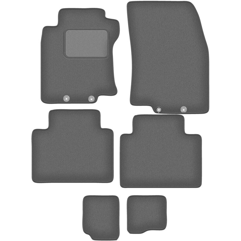 foto del prodotto tappetini auto graphite per: nissan x-trail iii t32 fl 7 posti (2017-2021)