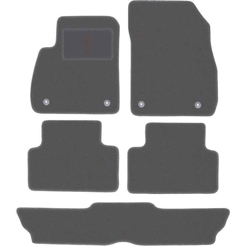 foto del prodotto tappetini auto graphite per opel zafira c 7 posti 2012 2019 