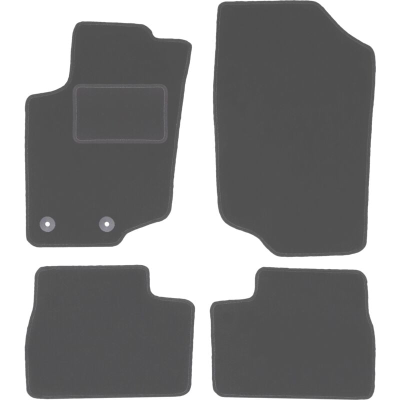 foto del prodotto tappetini auto graphite per peugeot 207 sw, station wagon, hatchback 2006 2012 