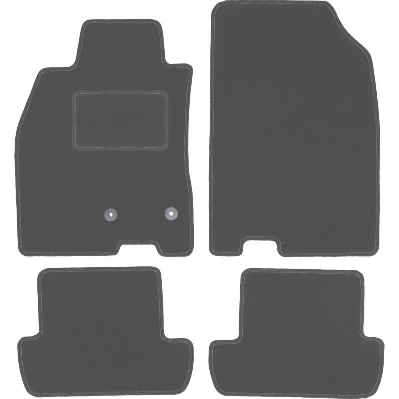 foto del prodotto tappetini auto graphite per renault megane iii hatchback, coup , grand tourer, station wagon 2008 2015 
