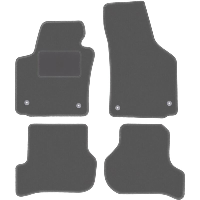foto del prodotto tappetini auto graphite per seat leon ii hatchback 2005 2012 