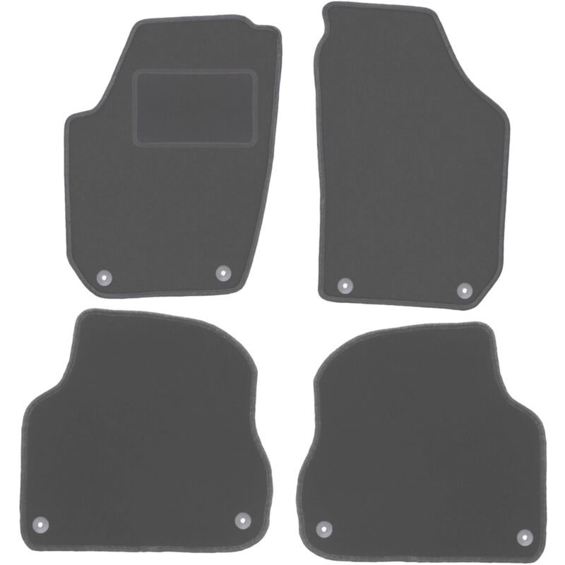 foto del prodotto tappetini auto graphite per skoda fabia ii hatchback, station wagon 2007 2014 