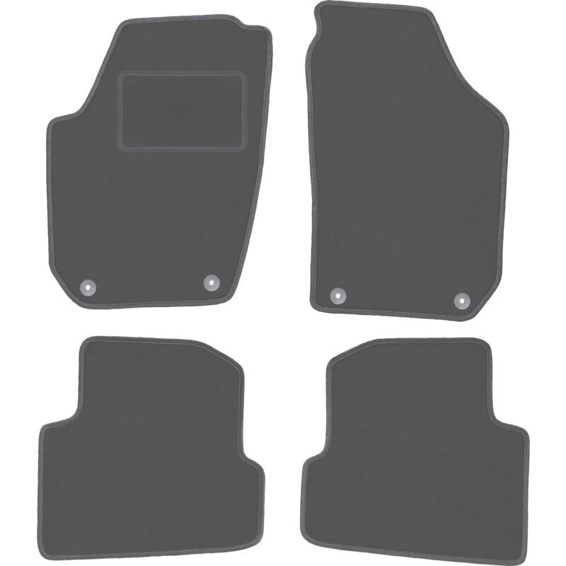 foto del prodotto tappetini auto graphite per skoda fabia ii hatchback, station wagon 2007 2014 