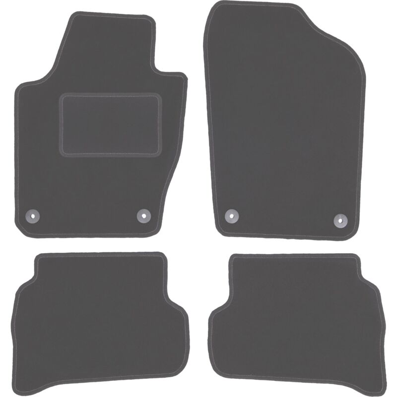 foto del prodotto tappetini auto graphite per skoda fabia iii hatchback, station wagon 2014 