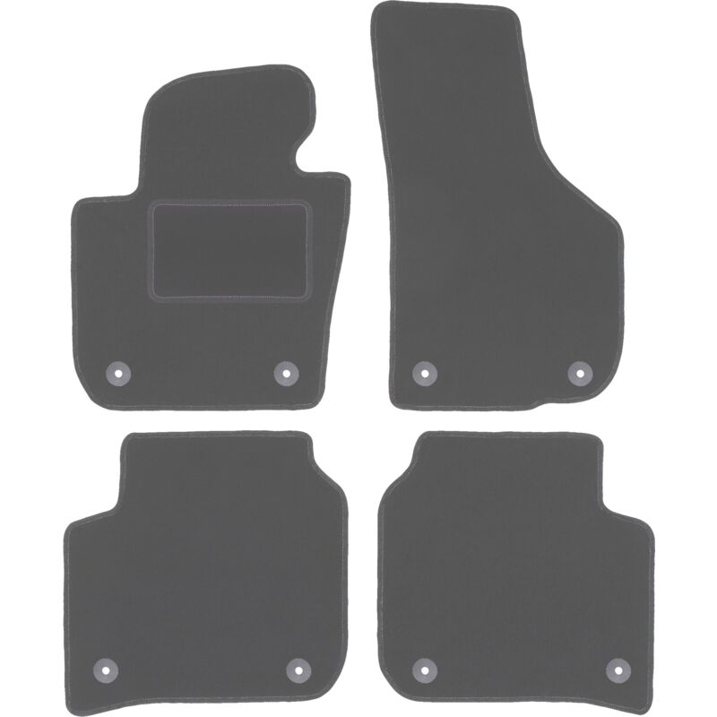 foto del prodotto tappetini auto graphite per skoda superb ii berlina, station wagon 2008 2015 