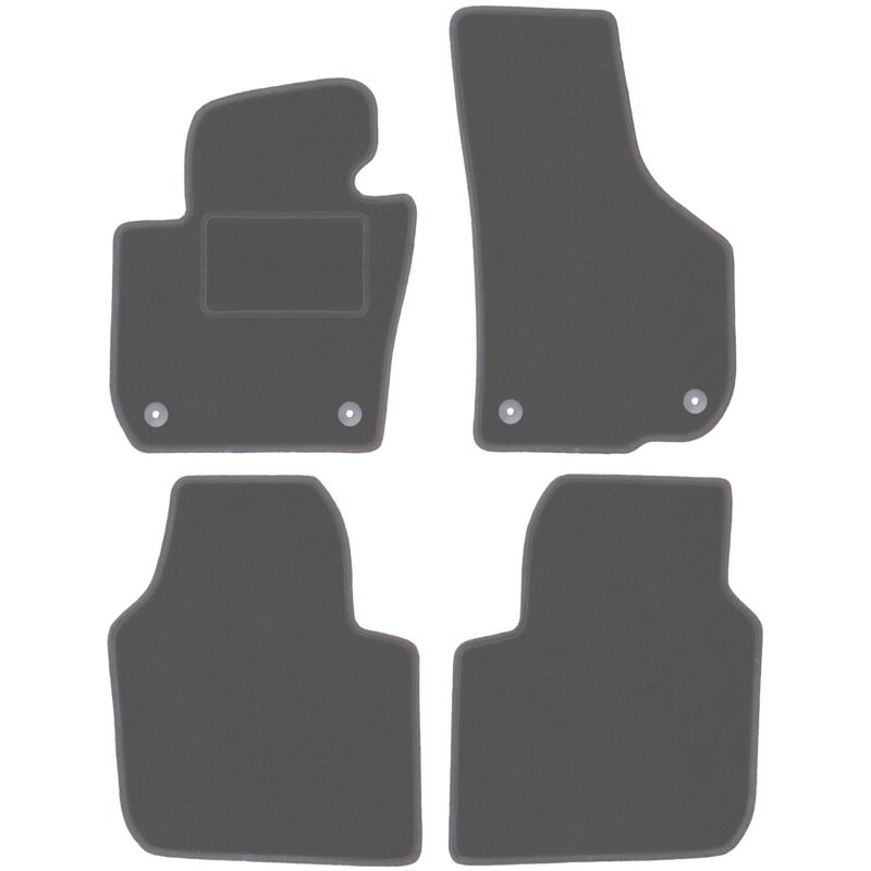 foto del prodotto tappetini auto graphite per skoda superb ii long berlina, station wagon 2008 2015 