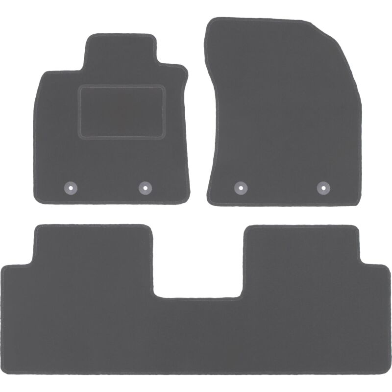 foto del prodotto tappetini auto graphite per toyota avensis iii t27 station wagon, liftback, berlina 2009 2018 