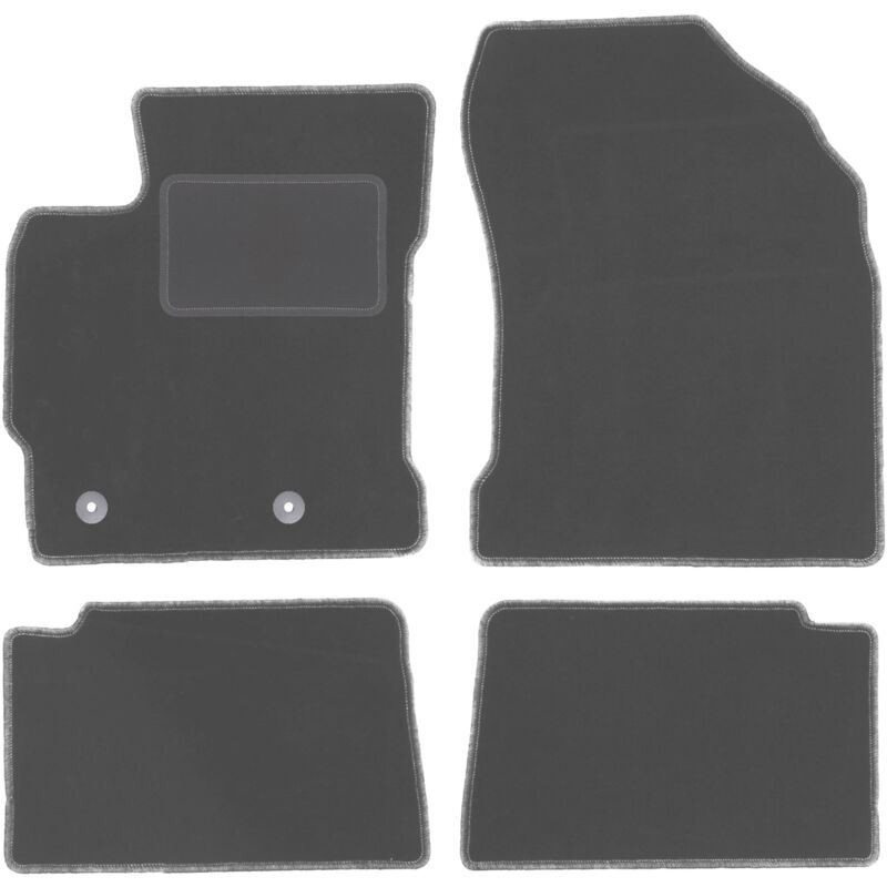 foto del prodotto tappetini auto graphite per toyota corolla xi e16 hatchback, berlina 2013 2019 