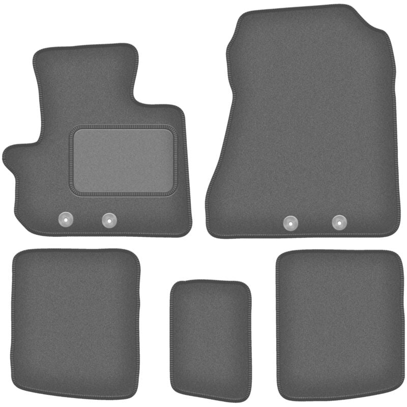 foto del prodotto tappetini auto graphite per toyota iq hatchback 2009 