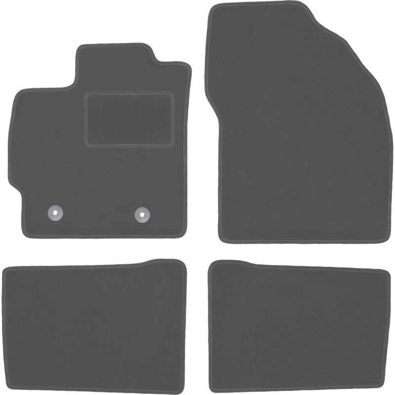 foto del prodotto tappetini auto graphite per toyota prius iii hatchback 2009 2011 