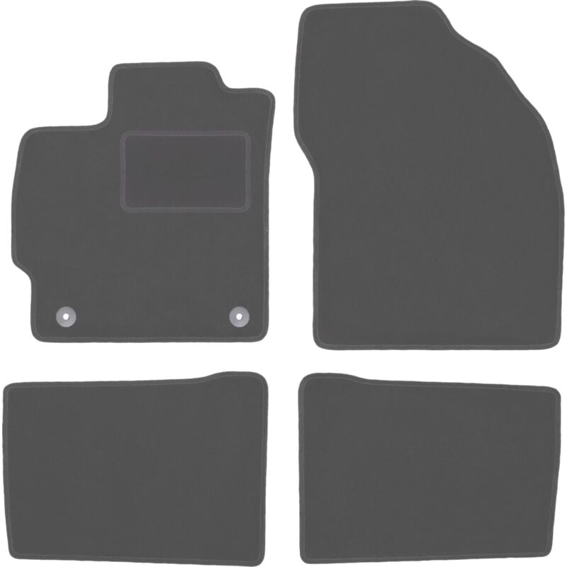 foto del prodotto tappetini auto graphite per toyota prius iii xw30 hatchback 2011 2015 