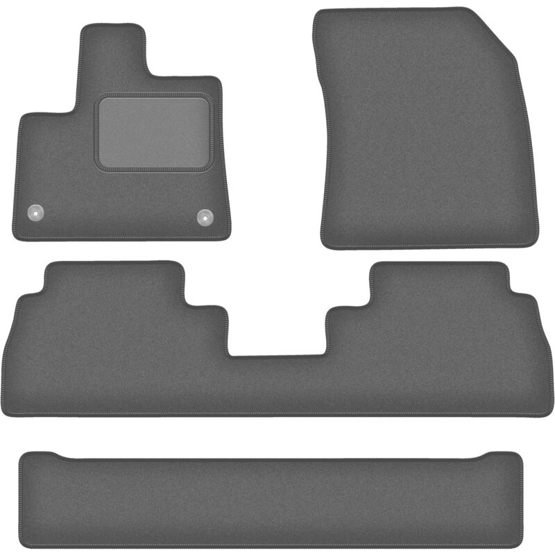 foto del prodotto tappetini auto graphite per toyota proace city verso 7 posti 2018 
