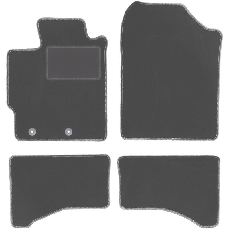 foto del prodotto tappetini auto graphite per toyota yaris iv hybrid hatchback 2020 
