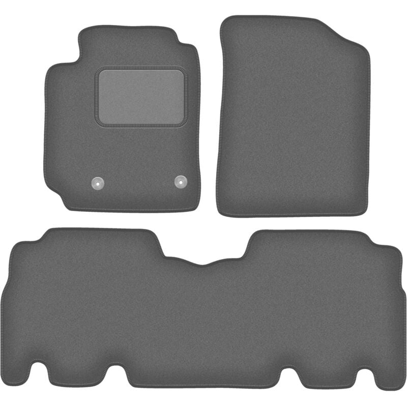 foto del prodotto tappetini auto graphite per toyota yaris verso minivan 1999 2005 