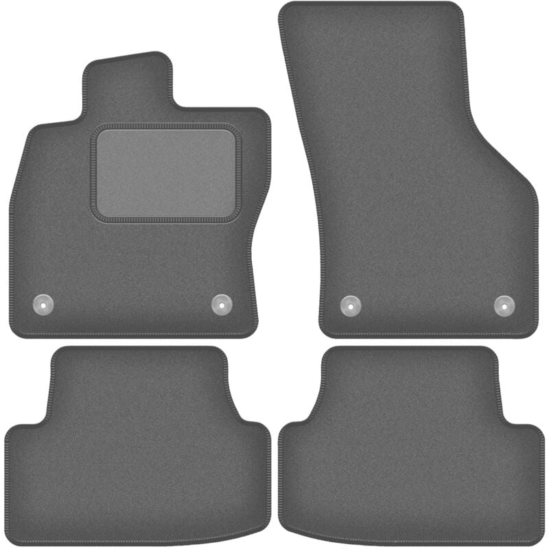 foto del prodotto tappetini auto graphite per volkswagen egolf hatchback 2014 2019 