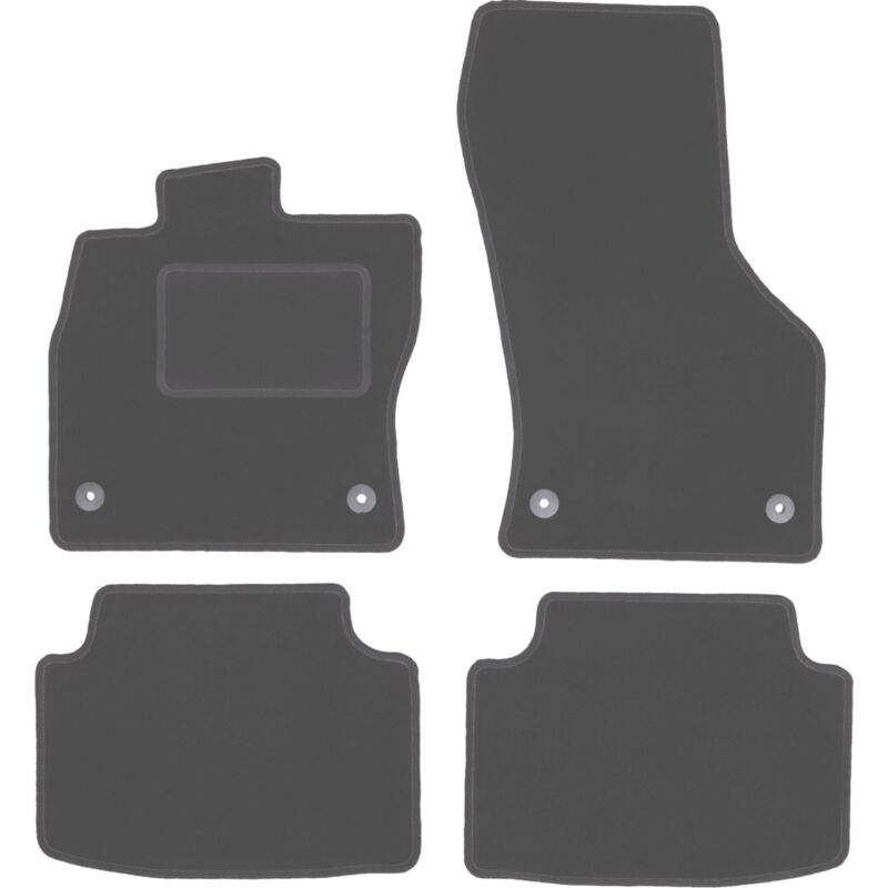 foto del prodotto tappetini auto graphite per volkswagen golf sportsvan minivan 2014 