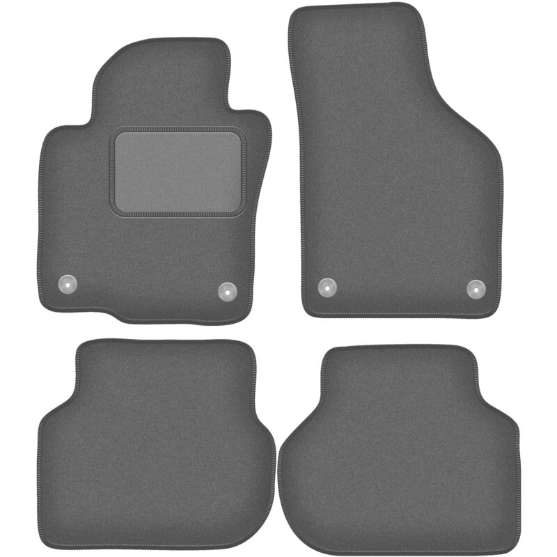 foto del prodotto tappetini auto graphite per volkswagen jetta vi berlina, station wagon, variant 2010 2018 