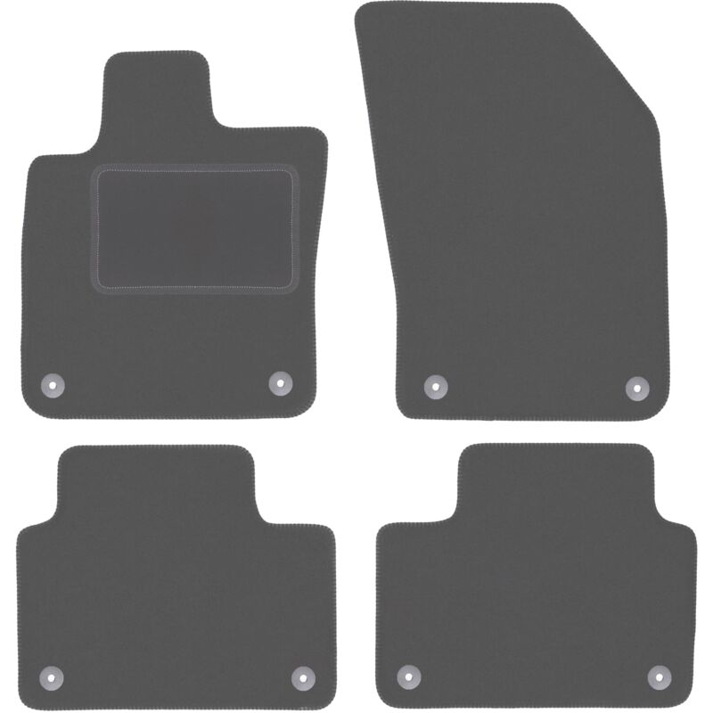 foto del prodotto tappetini auto graphite per volvo s60 ii station wagon, berlina 2018 