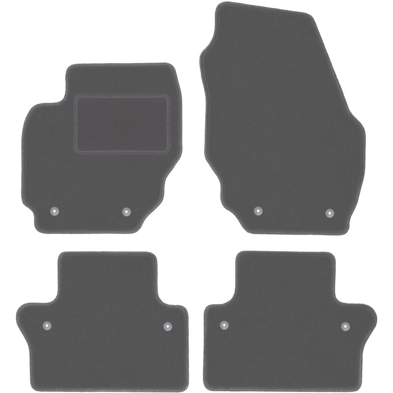 foto del prodotto tappetini auto graphite per volvo xc70 iii station wagon 2007 2016 