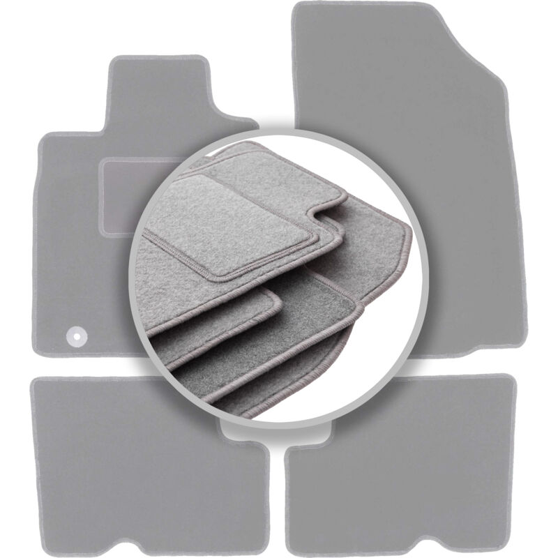 foto del prodotto tappetini auto grigi per dacia sandero i hatchback, stepway 2008 2013 
