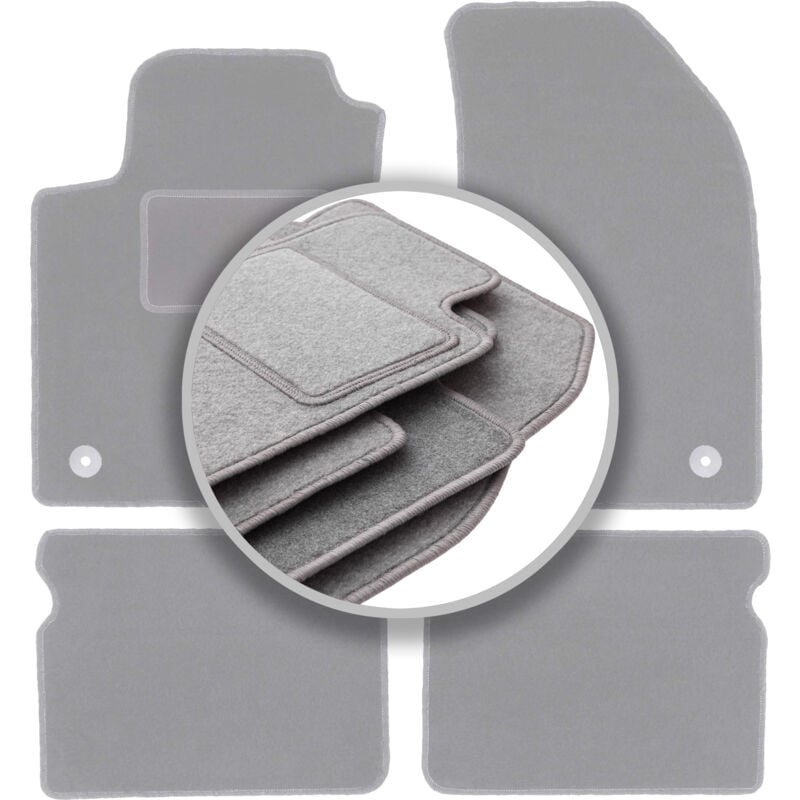 foto del prodotto tappetini auto grigi per fiat bravo ii hatchback 2007 2012 
