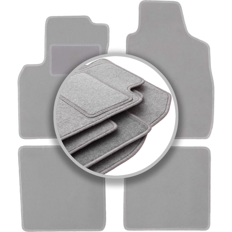foto del prodotto tappetini auto grigi per fiat panda ii hatchback 2002 2010 